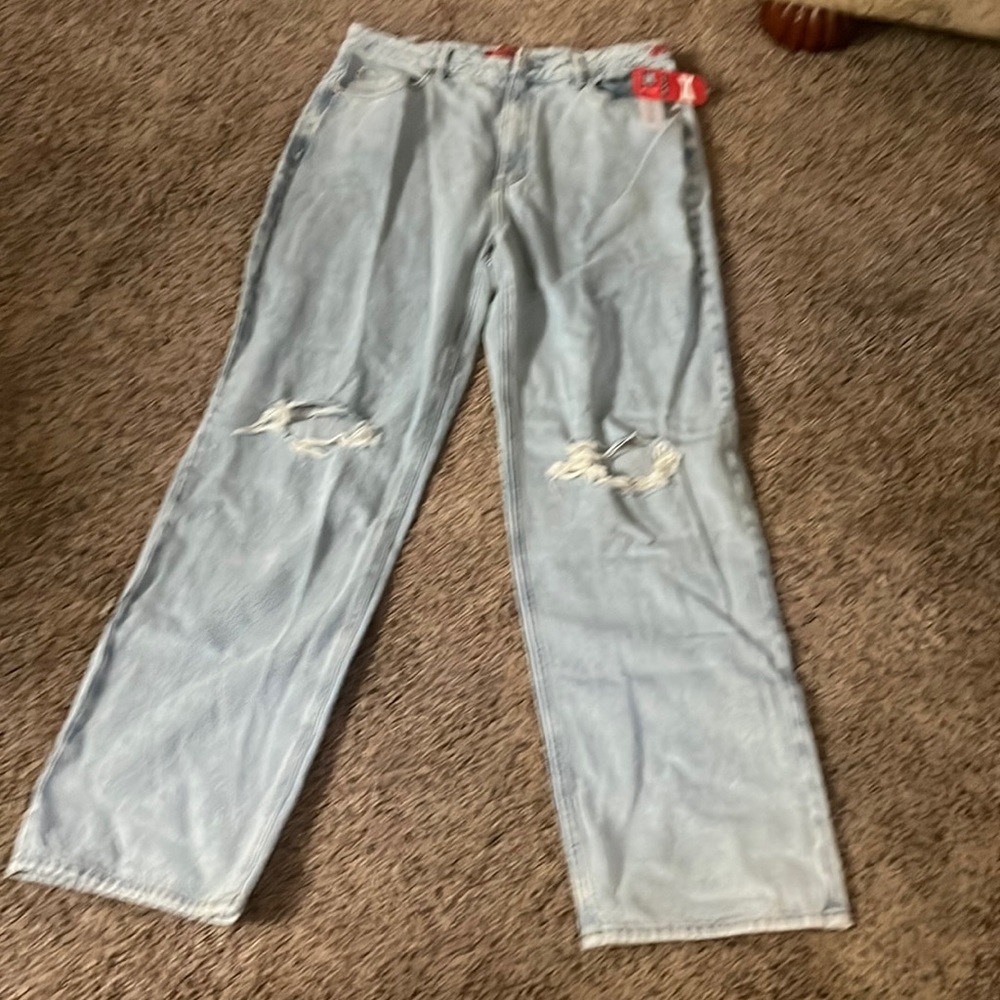 PAC sun90s boyfriend Budweiser jeans size 32